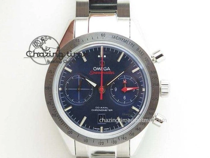 0307 Speedmaster Black Benom PVD Moon RMF Best Edition on PVD Bracelet Lemania HW WrinkleFree 7727